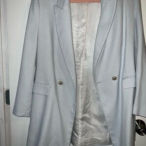 Zara Women's Light Blue Blazer